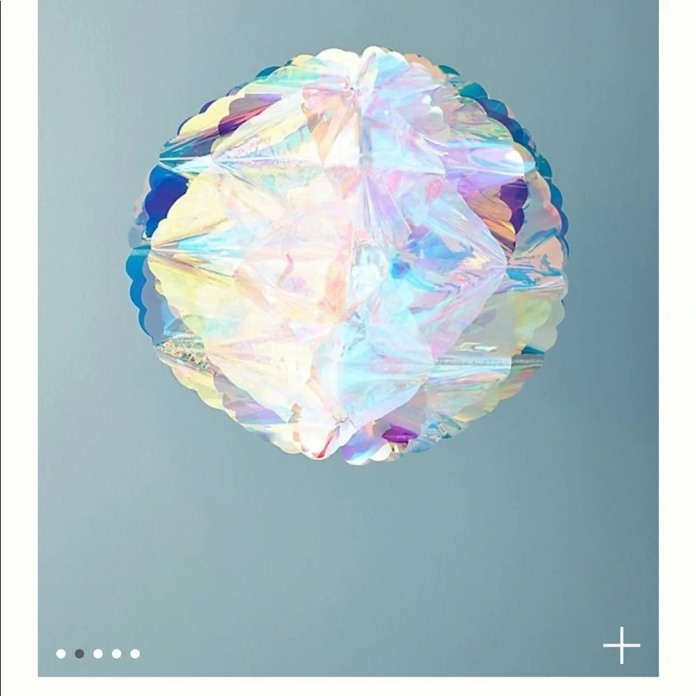 Anthropologie Iridescent Hanging Pom